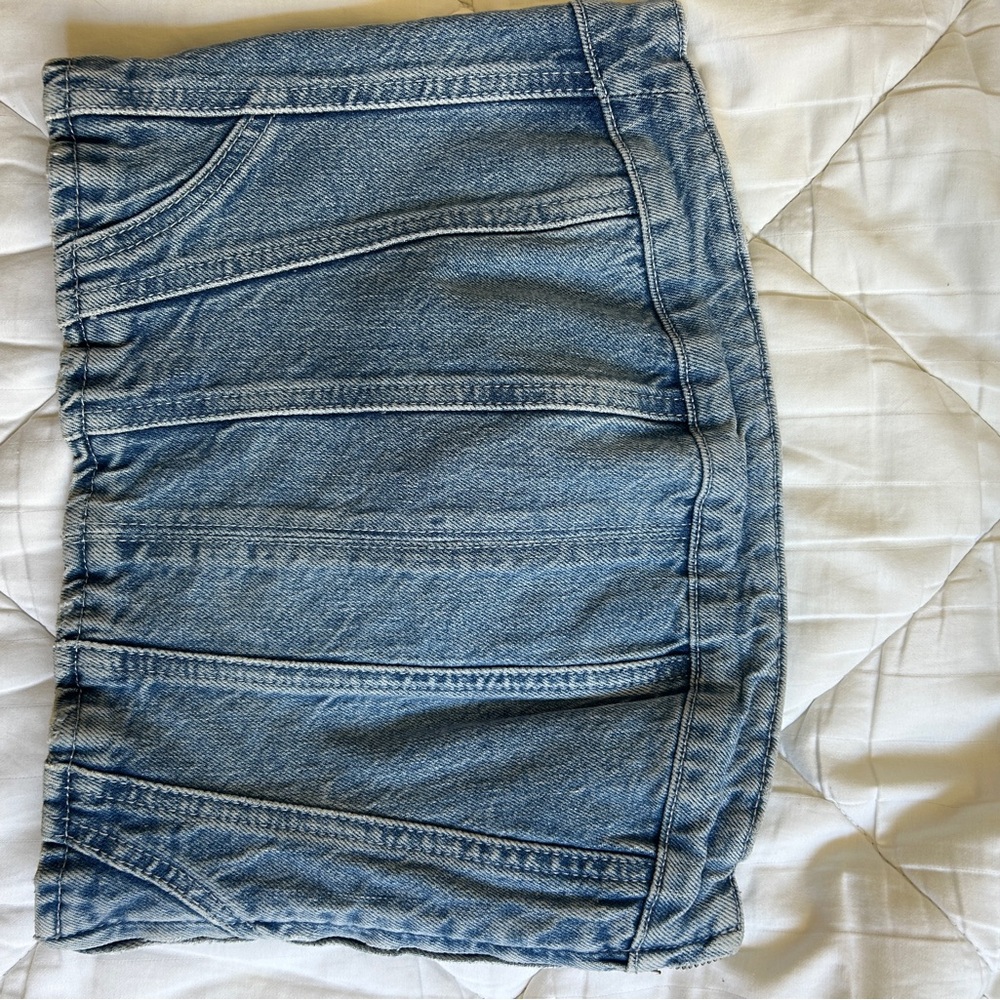 Blue Denim tube top